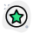 Star in a circle logotype isolated on a white background icon