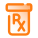 Verschreibungspflichtige Pillendose icon