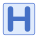 Hospital Sign icon