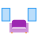 Sofa Between icon