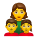 Familie – Frau-Mädchen-Junge icon