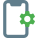 Smartphone advance feature setting and preferences icon