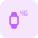 Fourth generation cellular version of smartwatch series icon