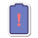 Warning Battery icon