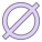 Simbolo Nullo icon
