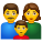 家庭——男人-女人-男孩 icon
