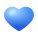 coeur bleu icon