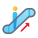 Rolltreppe nach oben icon