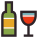 酒和玻璃杯 icon