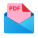 PDF 메일 icon
