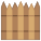 Barriera difensiva Legno icon