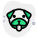 Pug dog tongue stuck-out emoji, mocking and funny icon