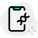 在智能手机上可访问的外部 DNA 模型在白色背景实验室绿色 tal-revivo 上隔离 icon