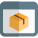 Packers and Movers website with box packing icon