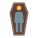 uomo morto nella bara icon