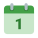 カレンダー週1 icon