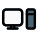 Medium specification desktop with a monitor set icon