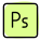 Photoshop a raster graphics editor developed and published by Adobe icon