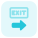 Exiting from national highway lane traffic road signal icon