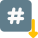 Hashtag Drop icon