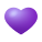 coração roxo icon