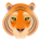 visage de tigre icon