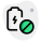 No power or battery banned indication logotype icon