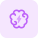 Energetic brain power for enhanced mind system icon