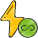 Energie Dreieck Zeichen icon