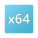 X64 icon