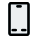 Basic smart phone features with classical button layout icon
