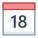 Kalender 18 icon