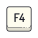 Клавиша F4 icon
