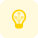 Bulb with nodes isolated on a white background icon