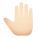 손등을 든 밝은 피부색 icon