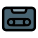 Cassette tape with less quantity of data storage icon