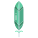 African Emerald Cuckoo Feather icon