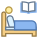 在床上看书 icon