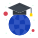 Chapeau de diplôme icon