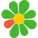 ICQ a cross-platform instant messaging and VoIP client icon