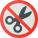 No Scissors icon