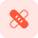 Bandage for minor injuries isolated on a white background icon