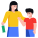 외부 어머니와 아들 쇼핑 및 소매 스매싱스톡스 플랫 스매싱스톡스 icon