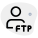 Admin access off file transfer client application icon