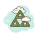 Trois triangles icon