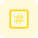 Social media hashtag with arrow isolated on a white background icon