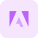 Adobe an american multinational computer software company icon