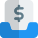 Online money transfer icon