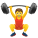 Man Lifting Weights icon