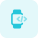 Programmable smartwatch application isolated on a white background icon